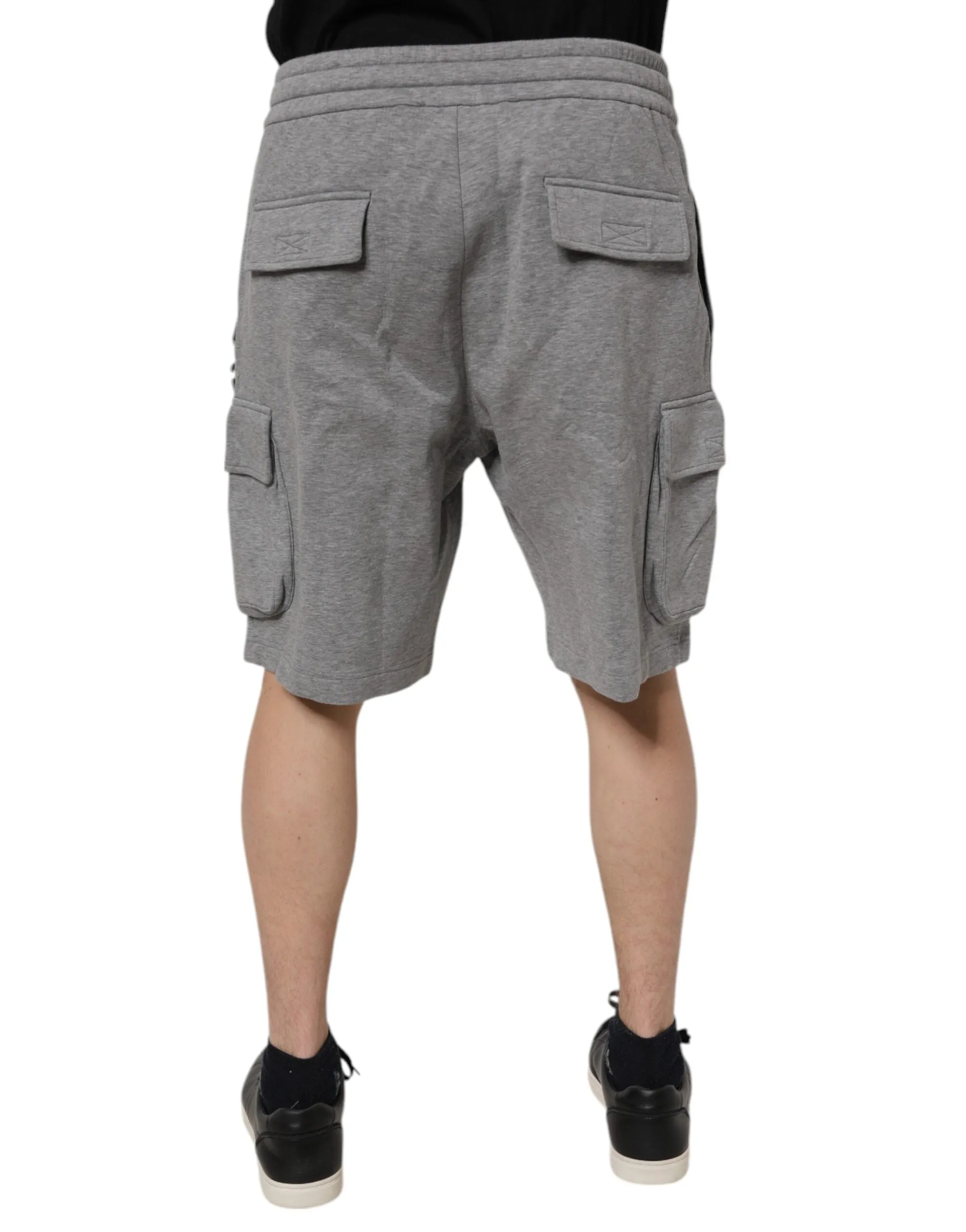 Dolce & Gabbana Cotton Cargo Bermuda SweatMen's Men's Shorts (Pre-Owned)