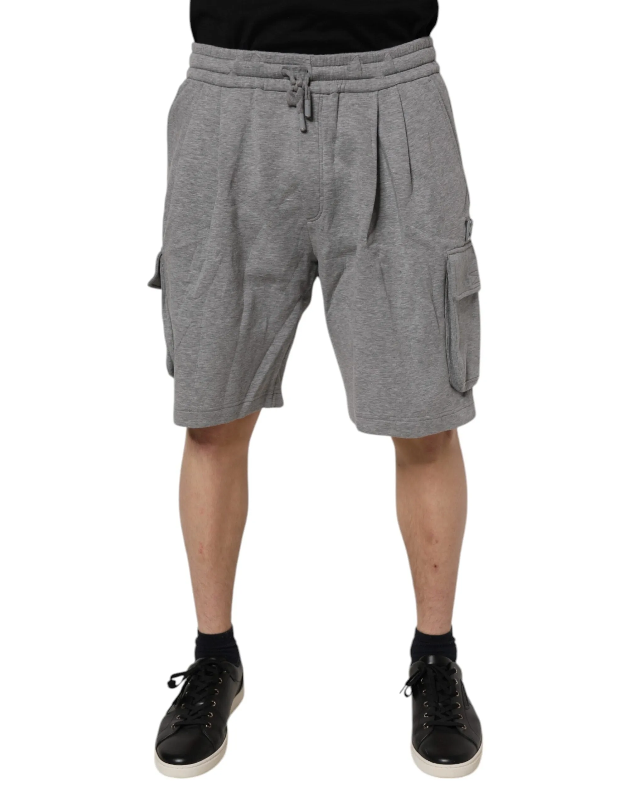 Dolce & Gabbana Cotton Cargo Bermuda SweatMen's Men's Shorts (Pre-Owned)