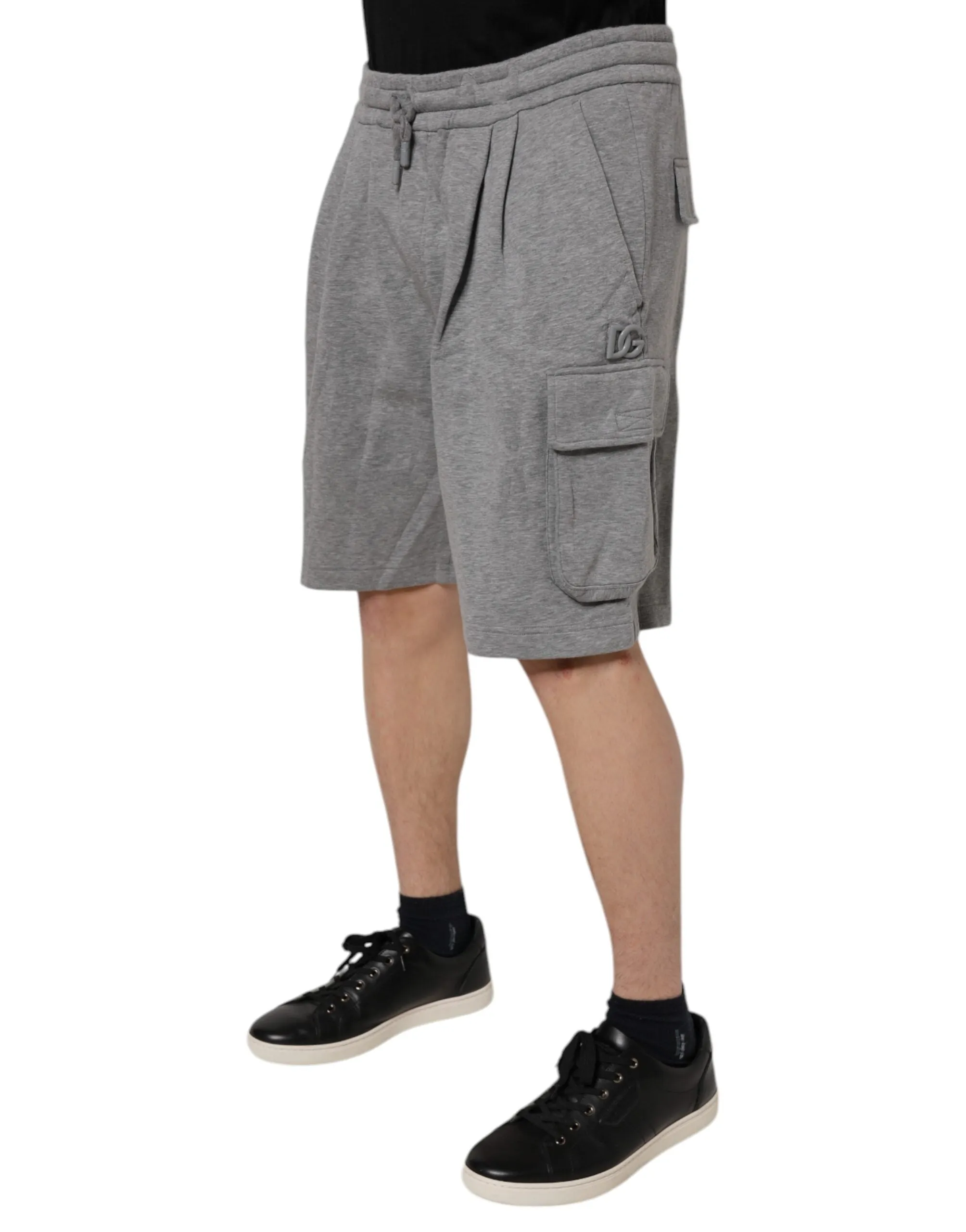 Dolce & Gabbana Cotton Cargo Bermuda SweatMen's Men's Shorts (Pre-Owned)