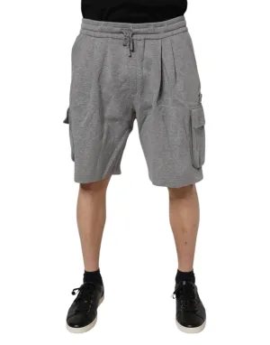 Dolce & Gabbana Cotton Cargo Bermuda SweatMen's Men's Shorts (Pre-Owned)