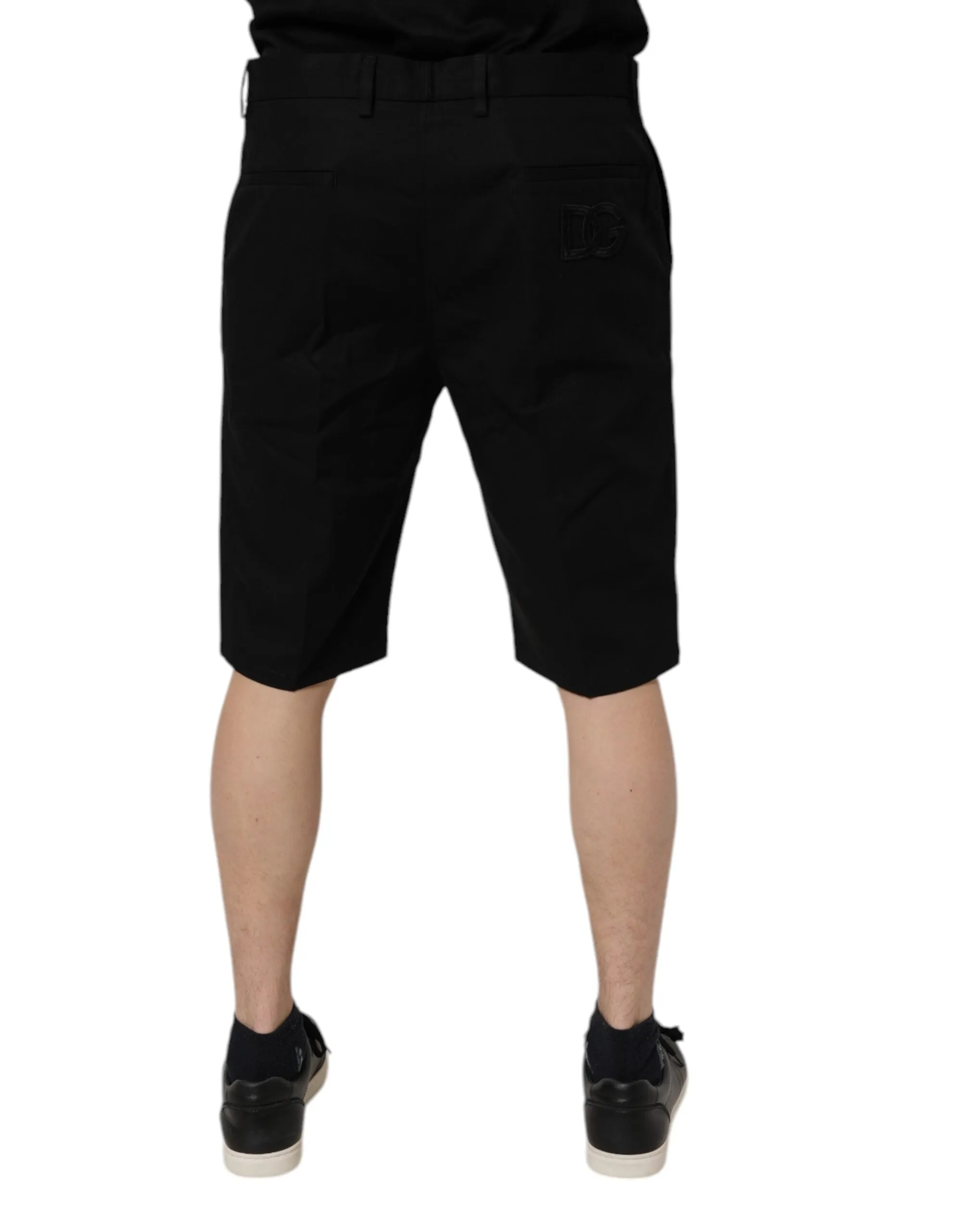 Dolce & Gabbana Cotton Stretch Mid Waist Bermuda Men's Shorts