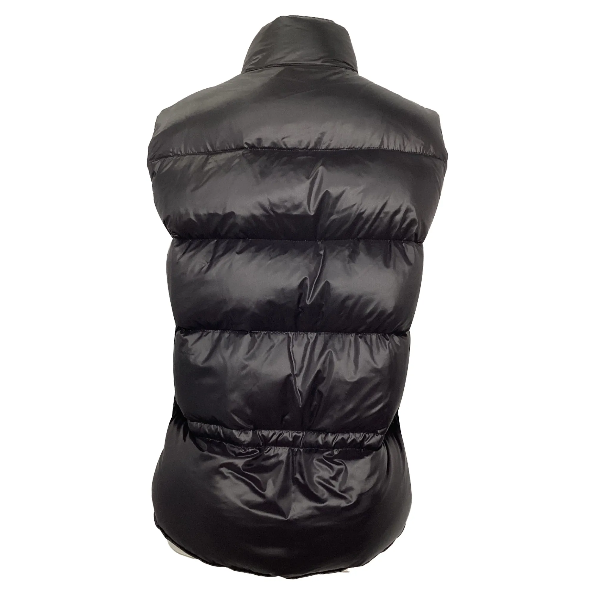 Dsquared2 Full Zip Puffer Vest in Black Nylon