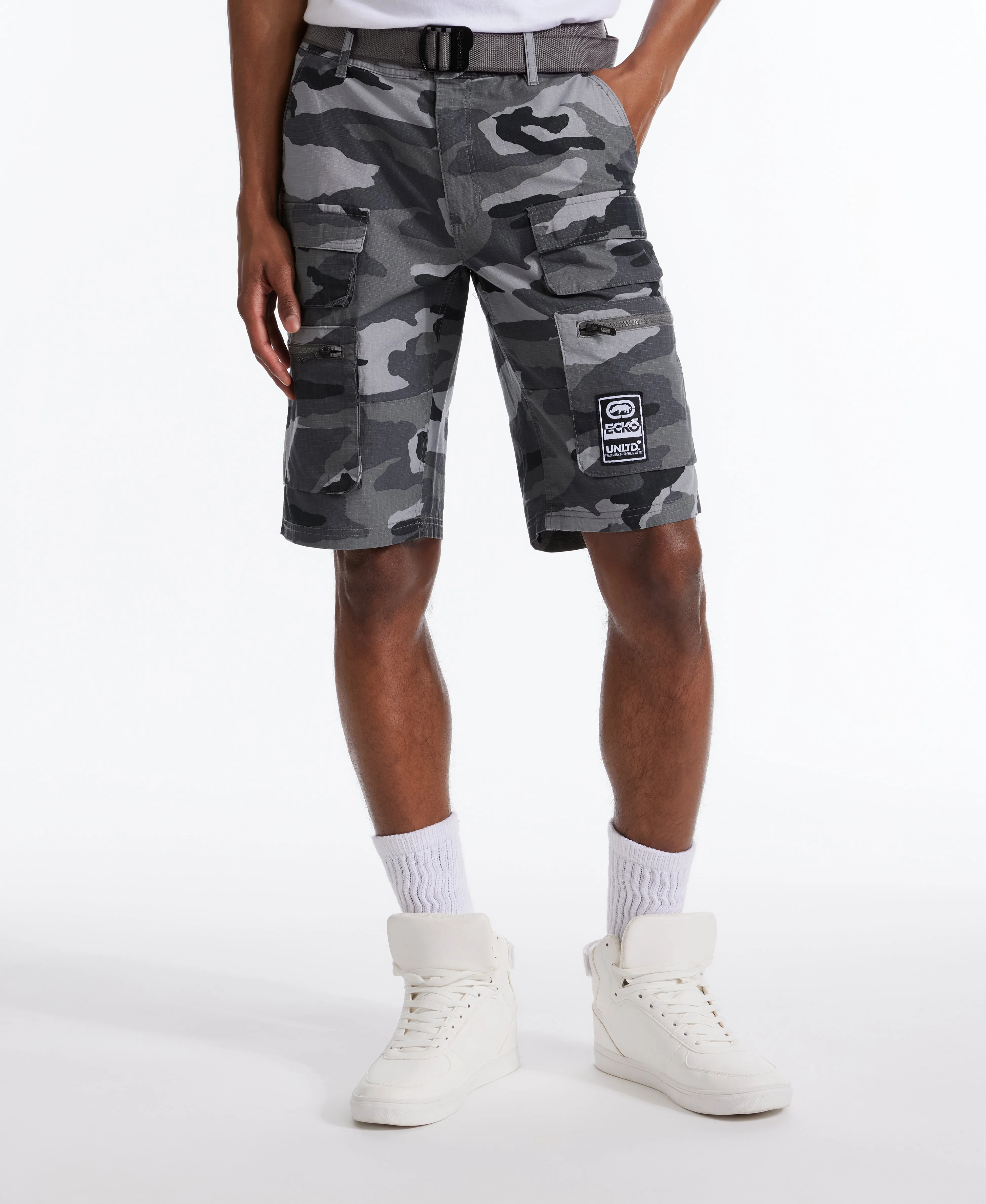 Ecko Unltd. Freshen Up Belted Cargo Short