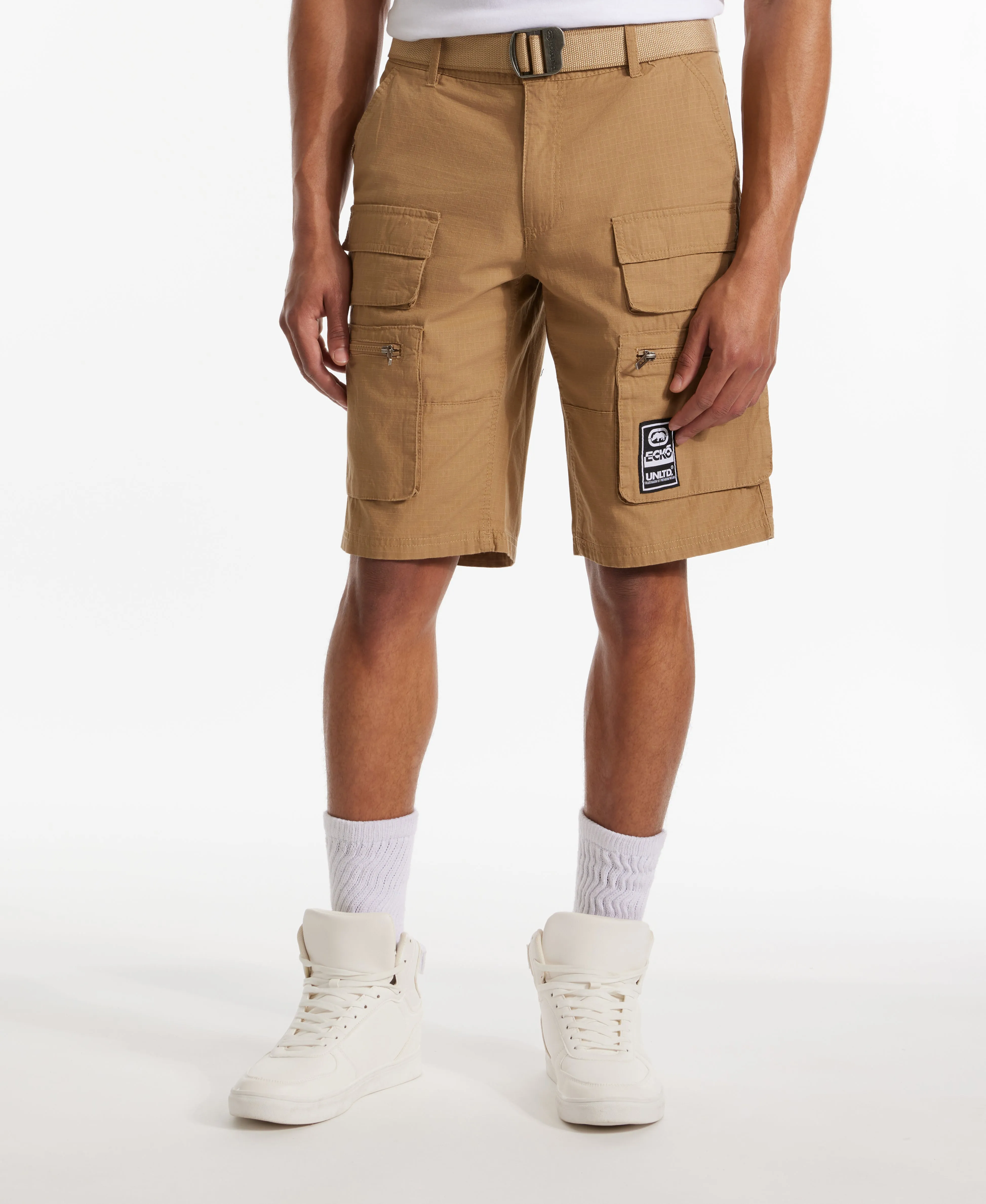 Ecko Unltd. Freshen Up Belted Cargo Short
