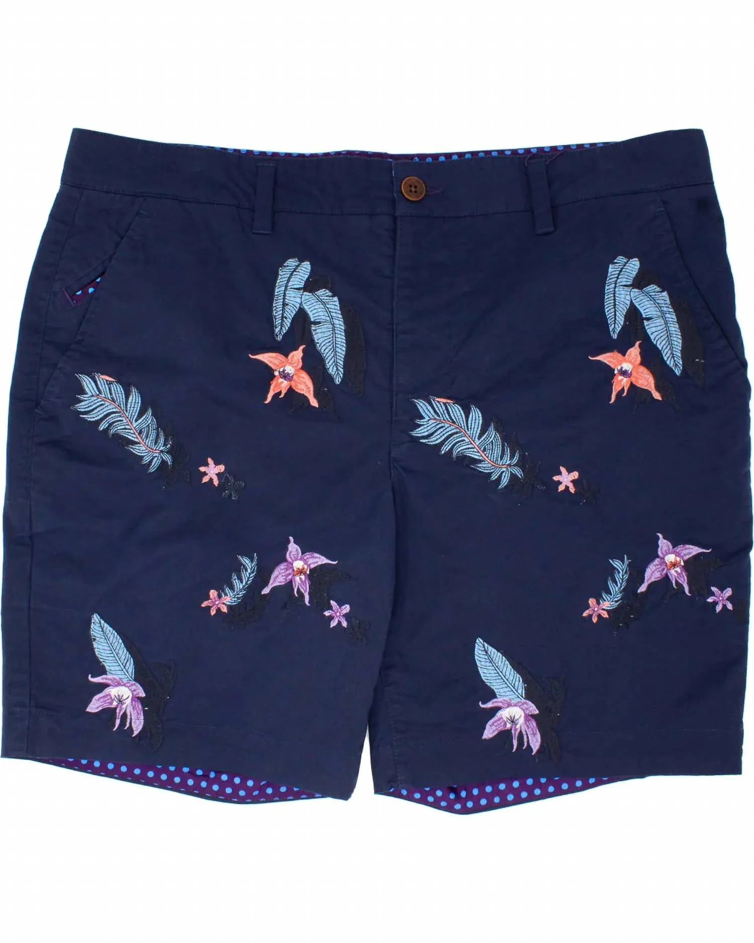 Edward Short In Embroidered Flower