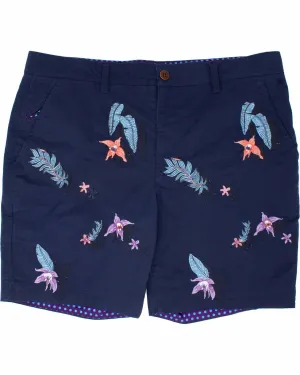 Edward Short In Embroidered Flower