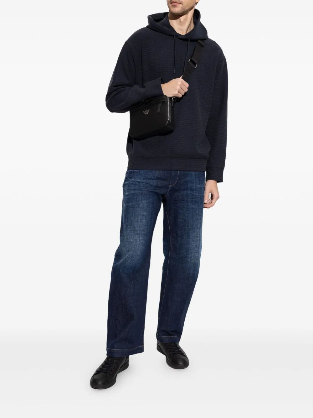 Emporio Armani Men's Sweaters blue