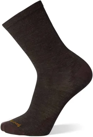 Everyday Anchor Line Crew Socks In Chestnut