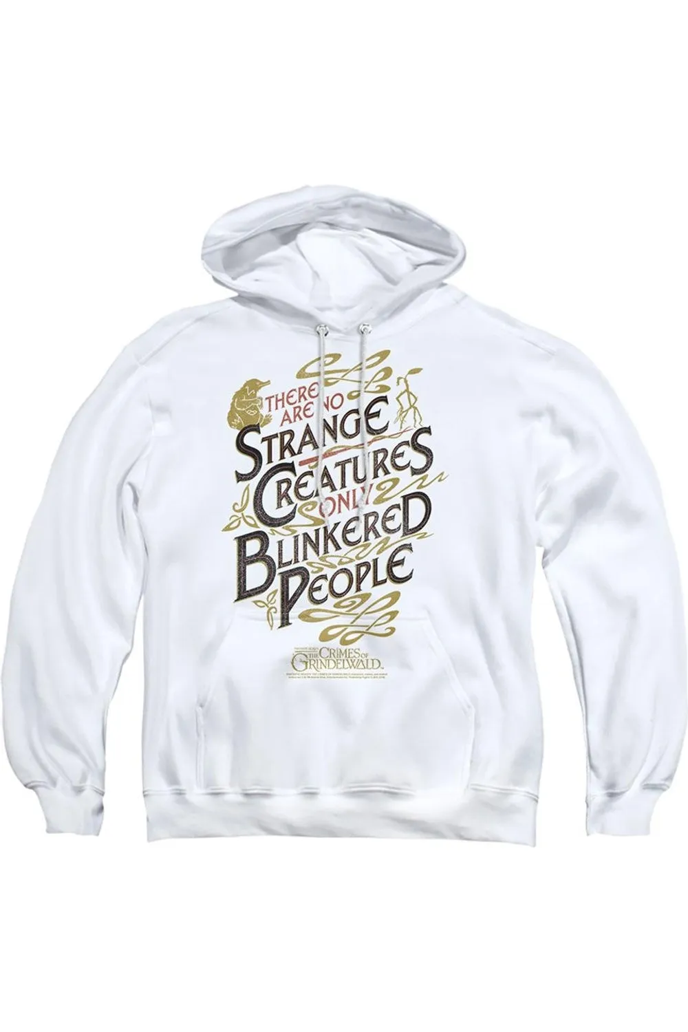 Fantastic Beasts 2 Blinkered People Adult Pull Over Hoodie / Hooded Sweatshirt