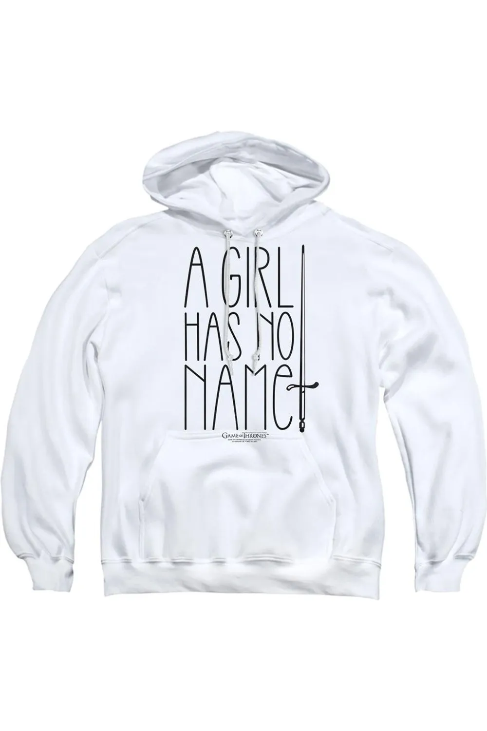 Game Of Thrones No Name Adult Pull Over Hoodie / Hooded Sweatshirt