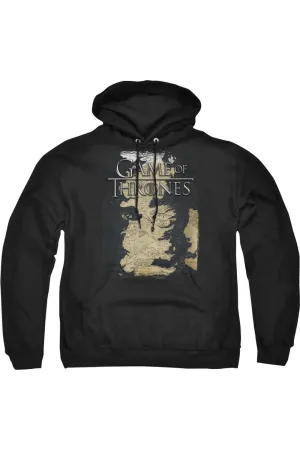 Game Of Thrones Series Map Adult Pull Over Hoodie / Hooded Sweatshirt