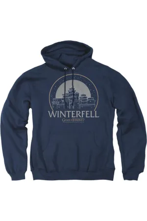 Game Of Thrones Winterfell Adult Pull Over Hoodie / Hooded Sweatshirt