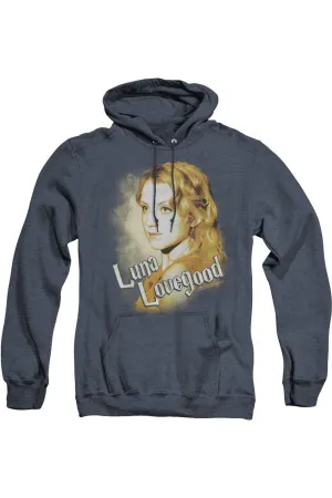 Harry Potter Luna Closeup Adult Heather Hoodie / Hooded Sweatshirt