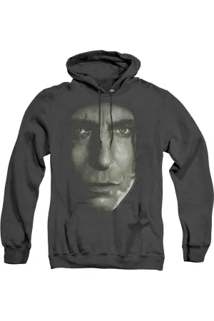 Harry Potter Snape Head Adult Heather Hoodie / Hooded Sweatshirt