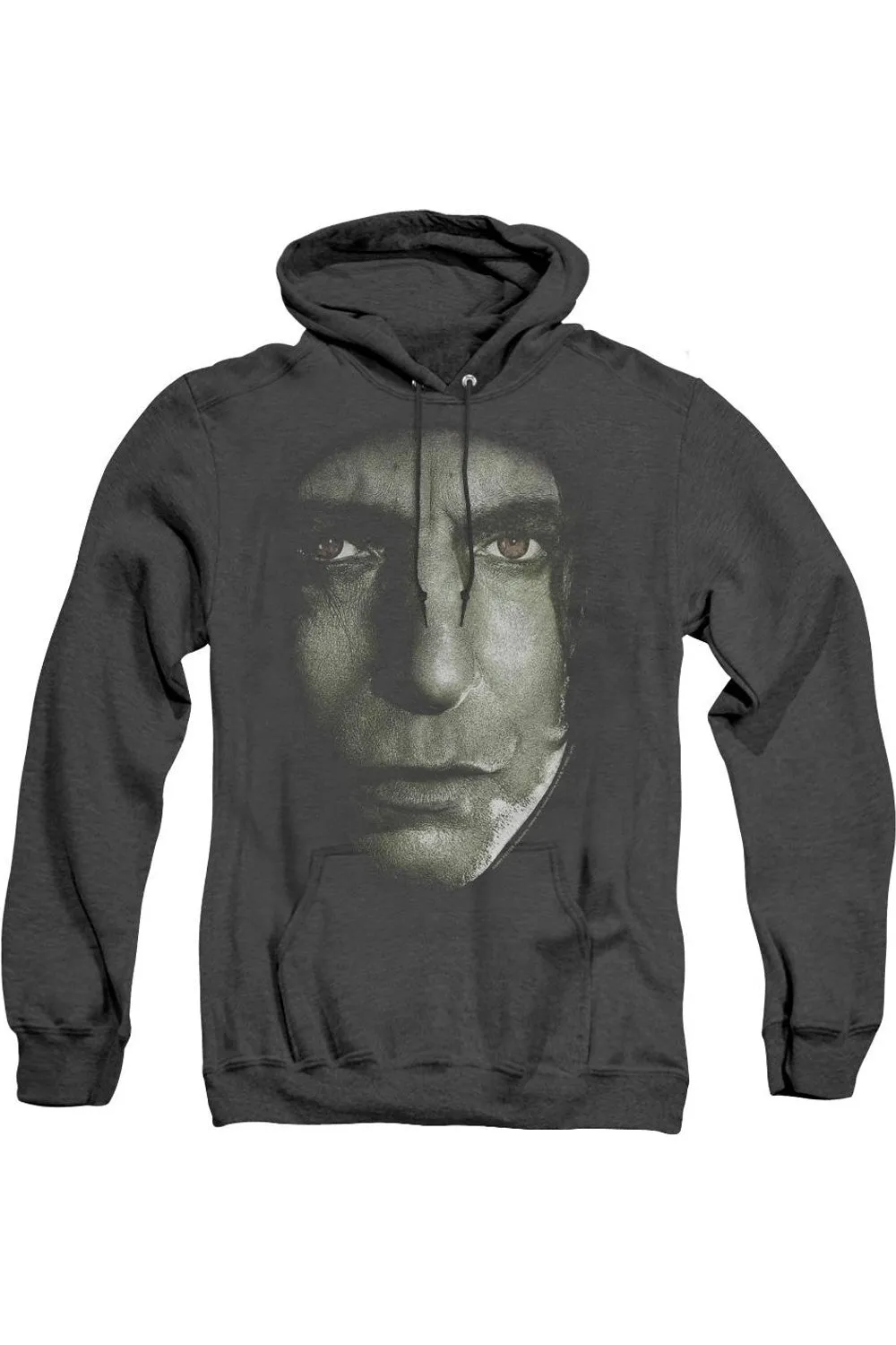 Harry Potter Snape Head Adult Heather Hoodie / Hooded Sweatshirt