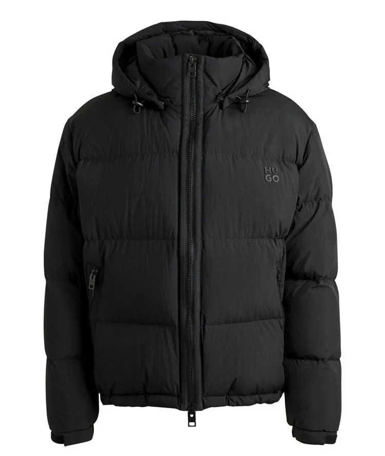 Hugo Men's Bironto 2441 Down Puffer Jacket, Black