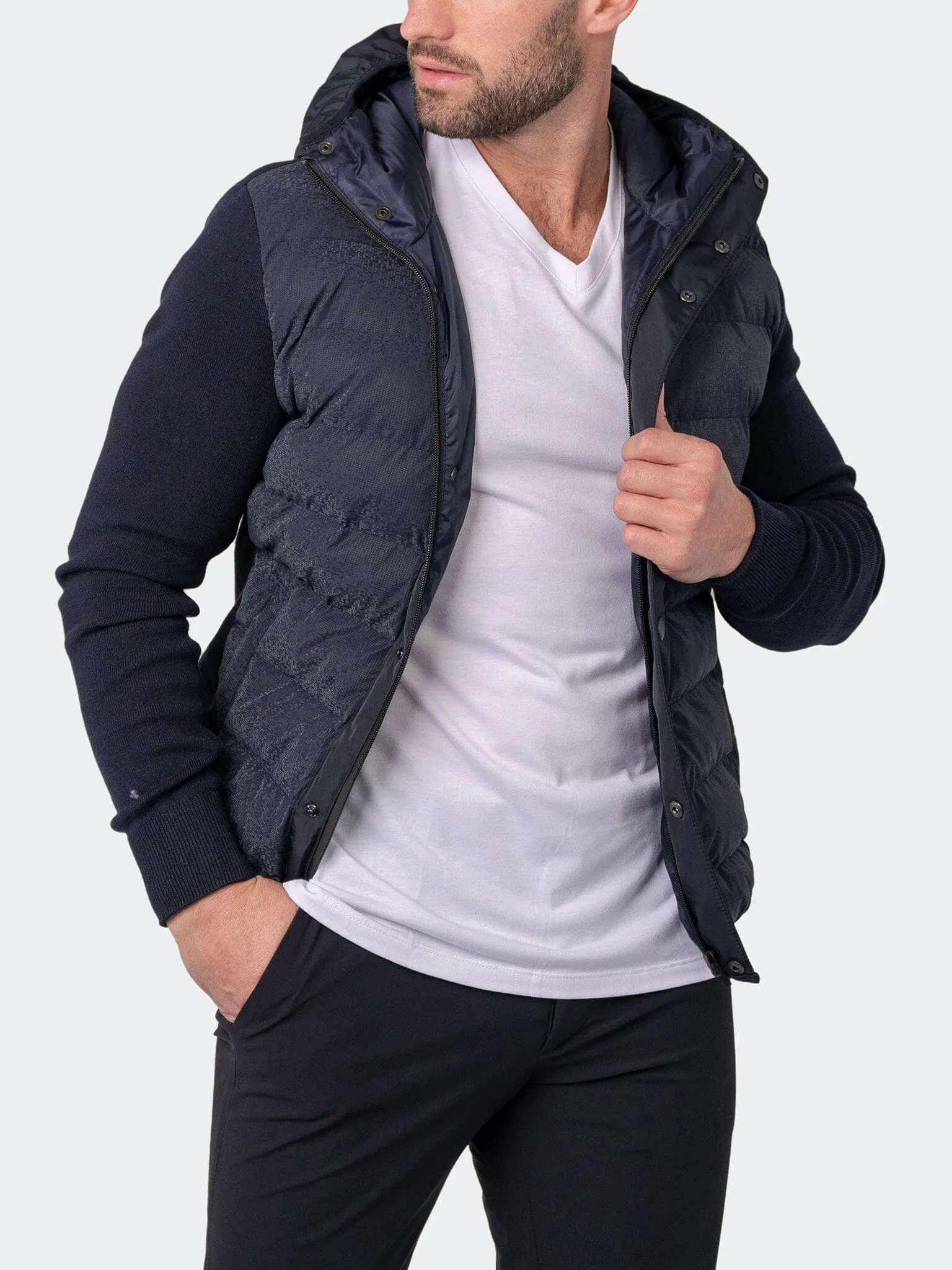 Jacket KnitSleeves Blue