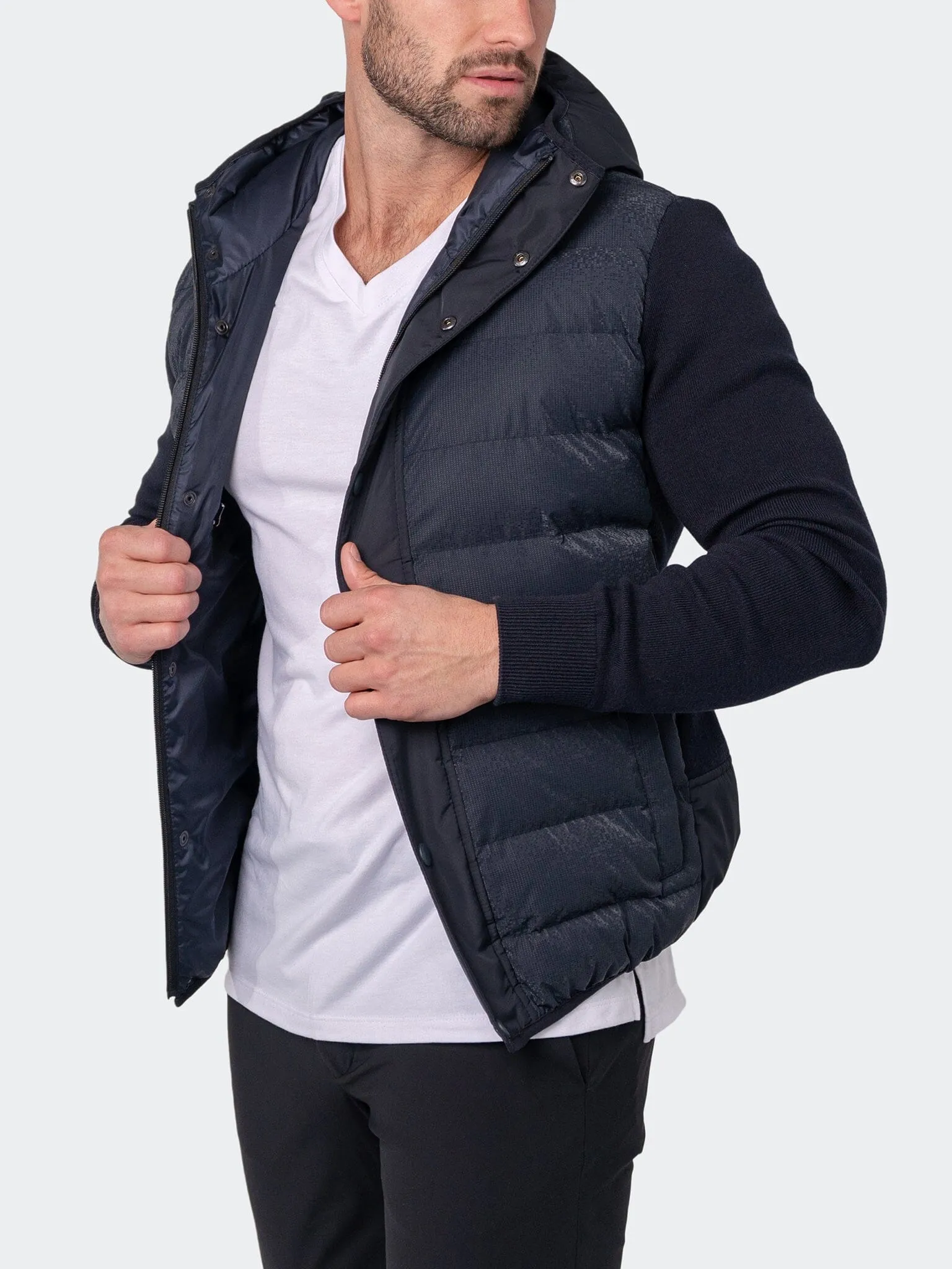 Jacket KnitSleeves Blue