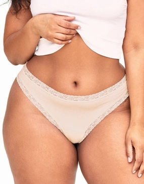 Lili Women's Plus-Size Thong Panty