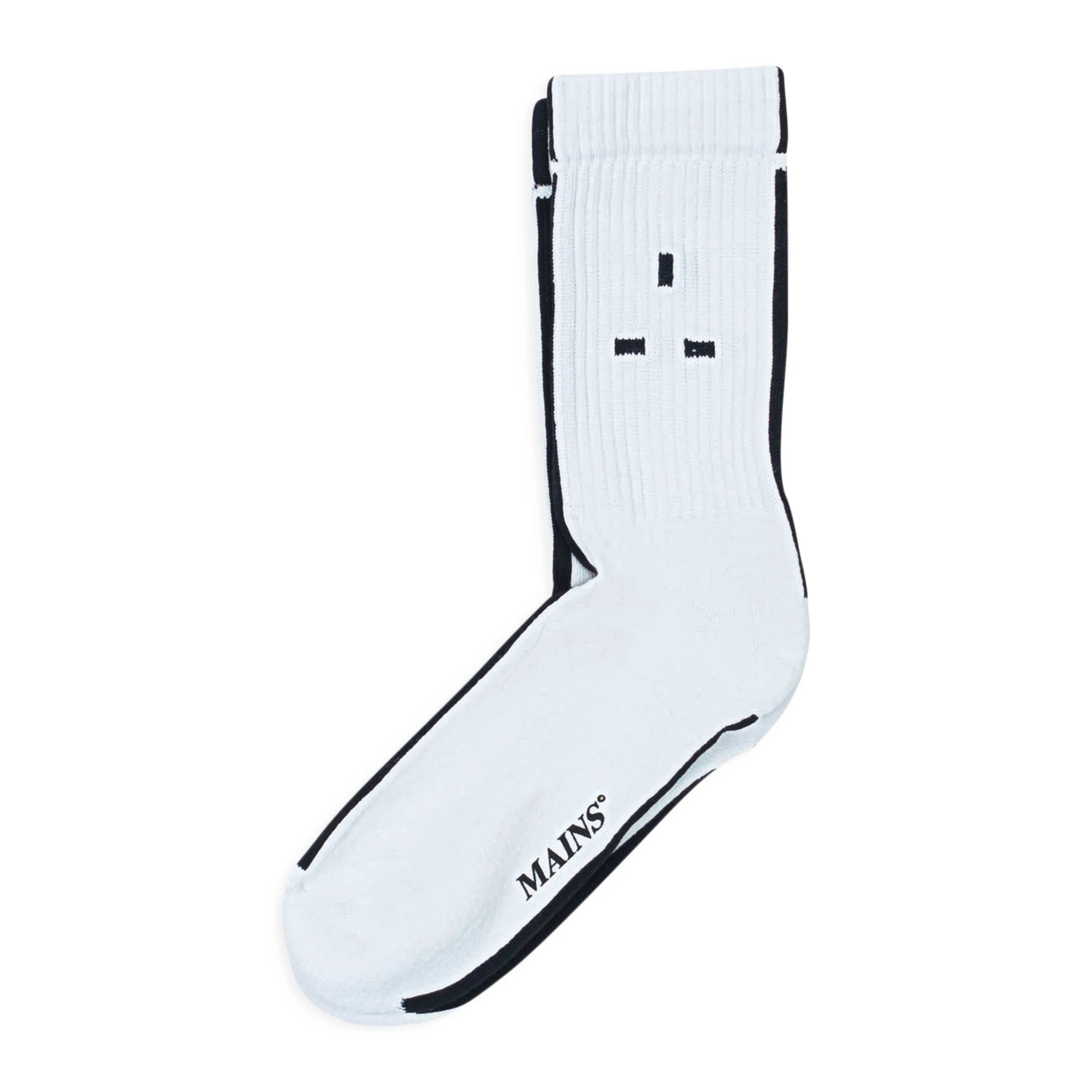 LOGO WHITE/BLACK SOCKS