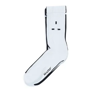 LOGO WHITE/BLACK SOCKS