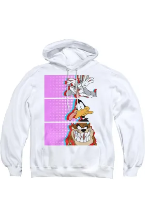 Looney Tunes Tiles Adult Pull Over Hoodie / Hooded Sweatshirt