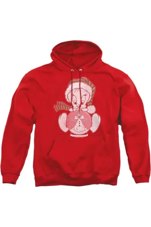 Looney Tunes Tweey Globe Adult Pull Over Hoodie / Hooded Sweatshirt