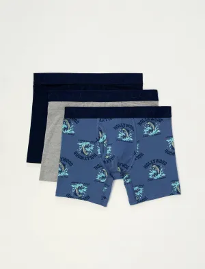 Lucky Brand 3 Pack Stretch Boxer Briefs Multi Lucky Brand