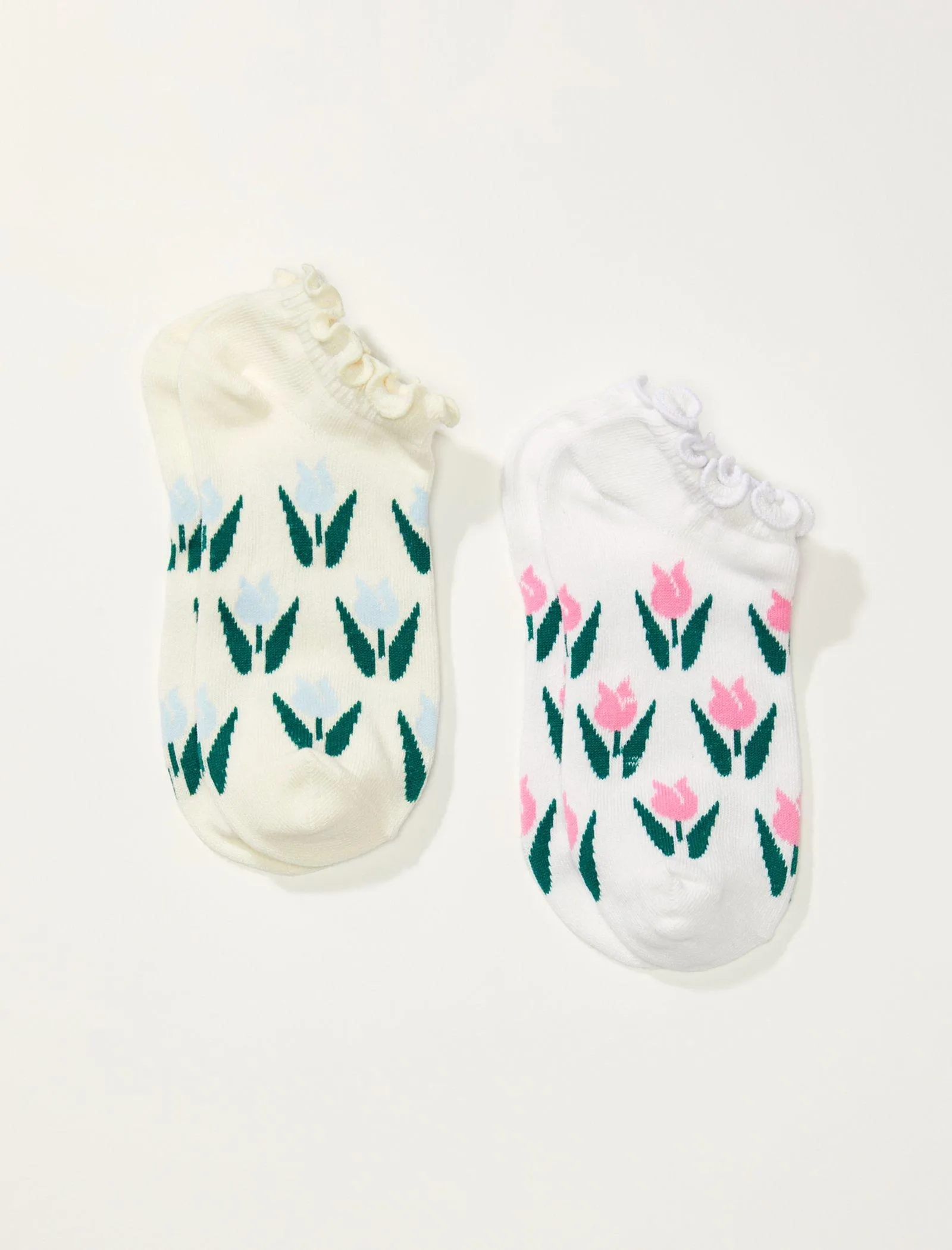 Lucky Brand Tulip Ped Sock 2 Pk White Lucky Brand