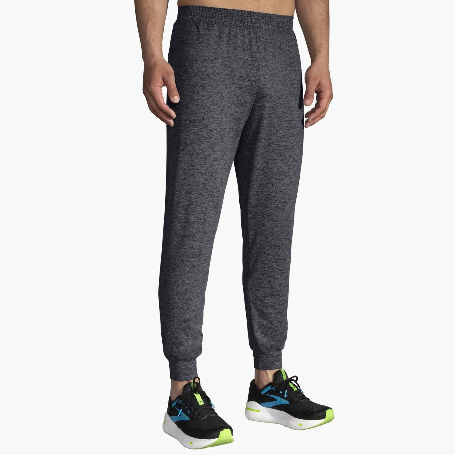 Luxe Jogger In Heather Black