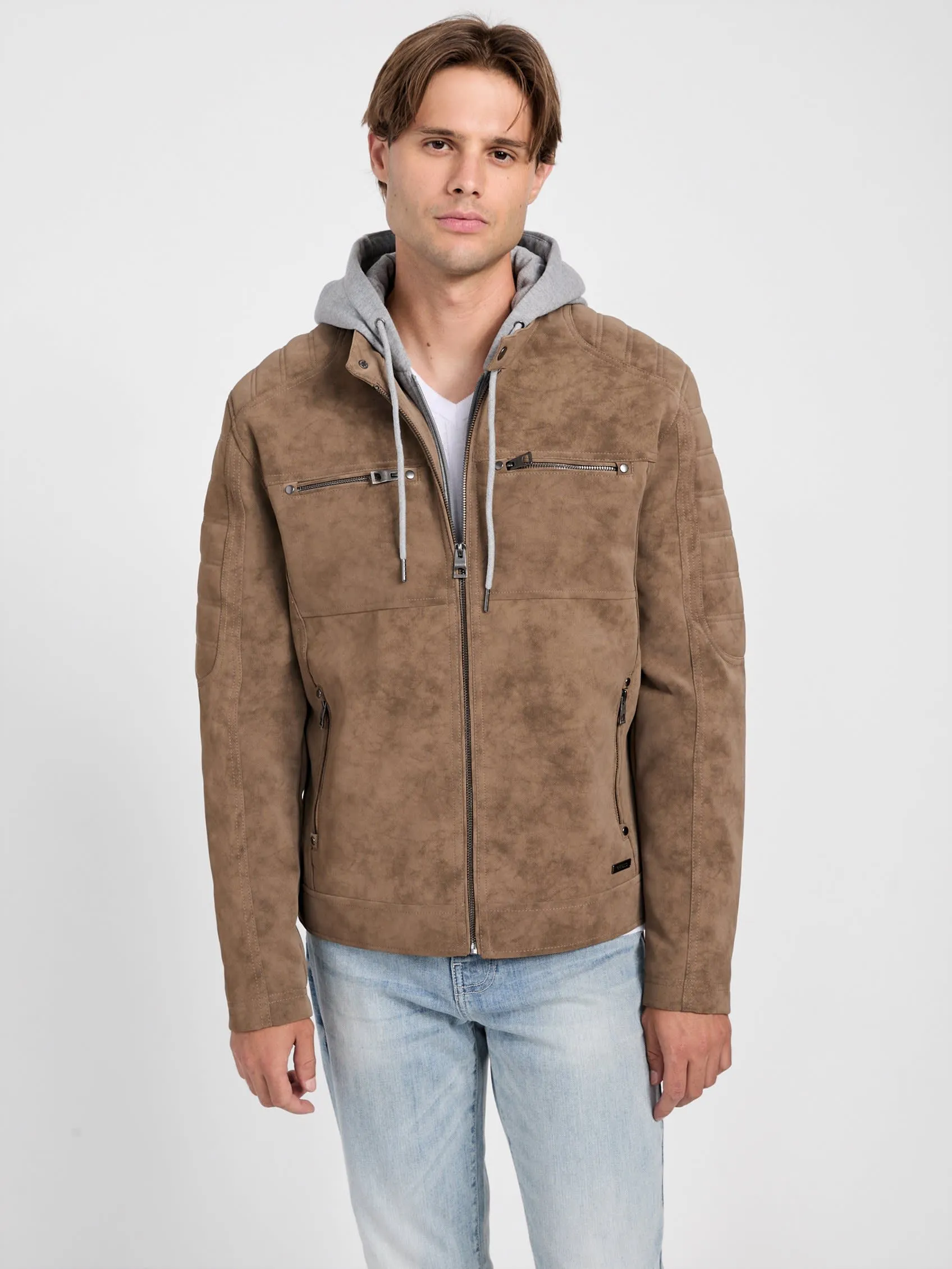 Maxton Faux-Suede Jacket