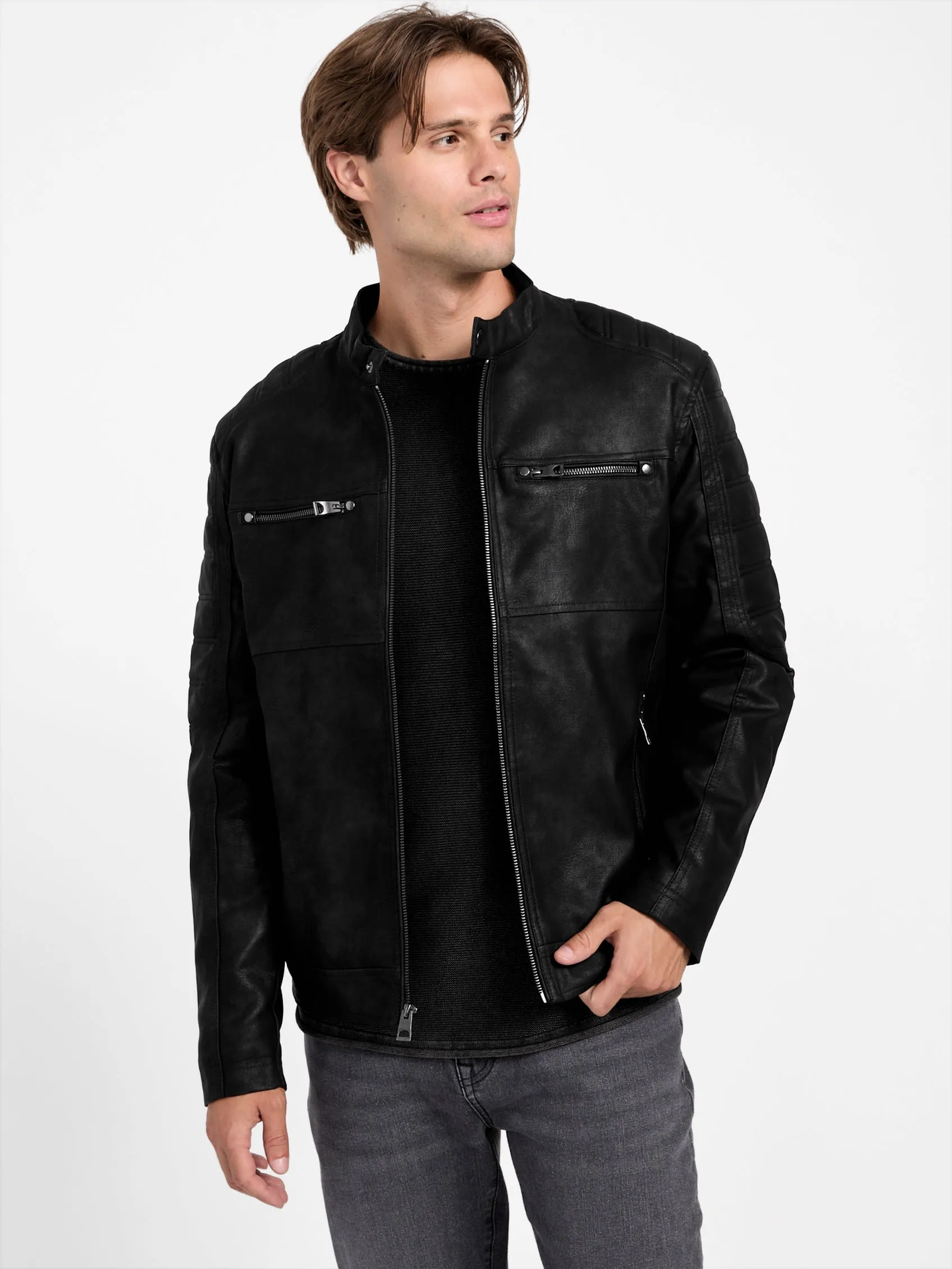 Maxton Faux-Suede Jacket