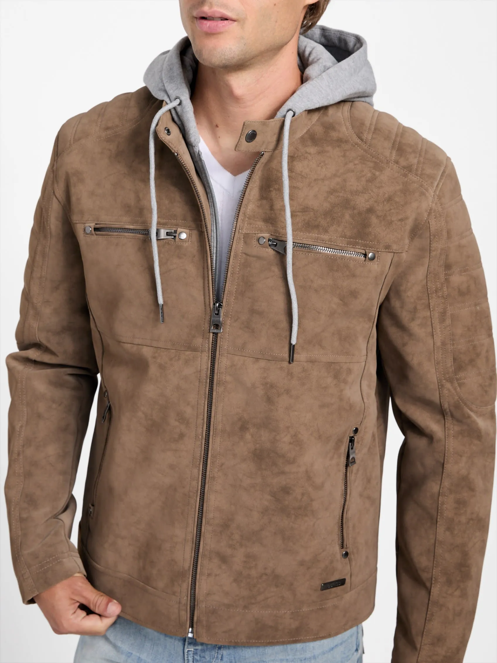 Maxton Faux-Suede Jacket