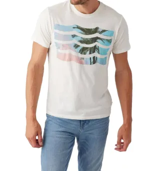 Men Paradise Wave Crew In White