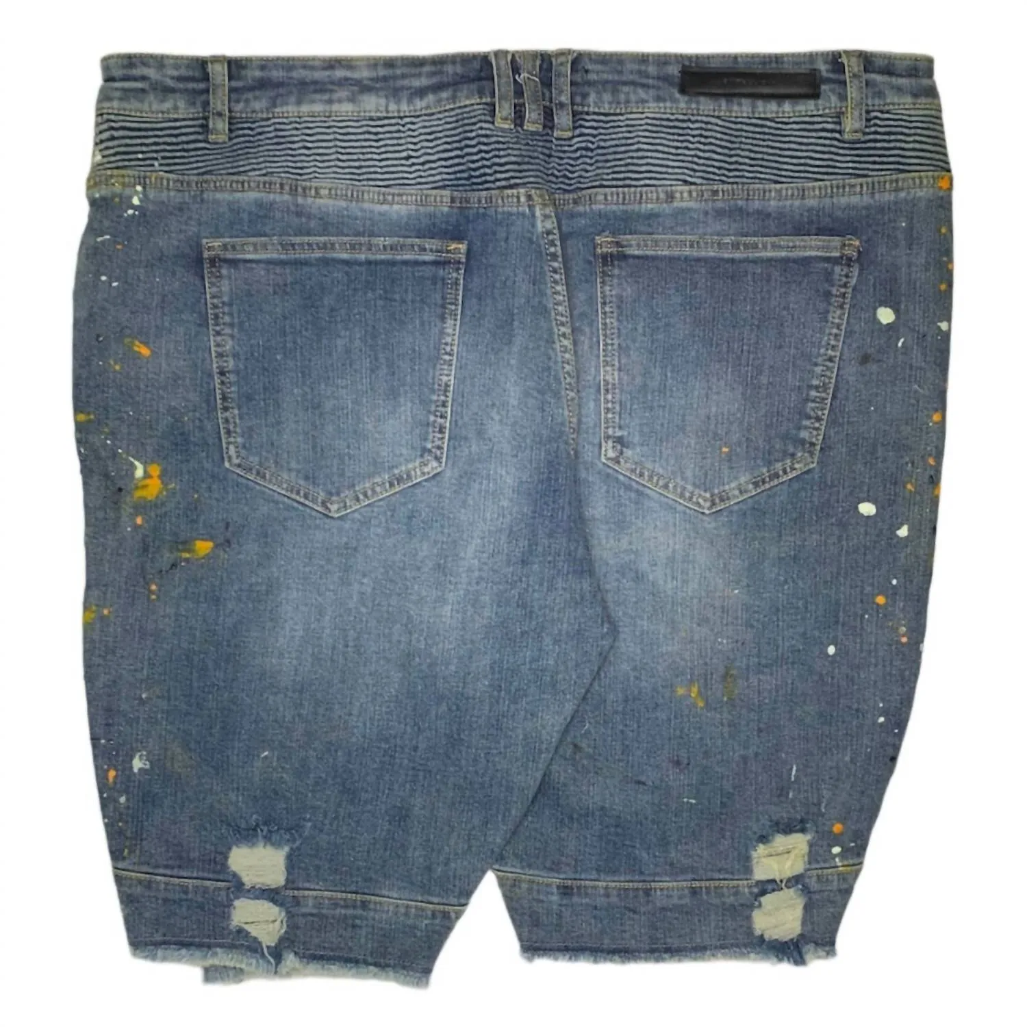 Men's Acrylic Denim Short In Dark Wash