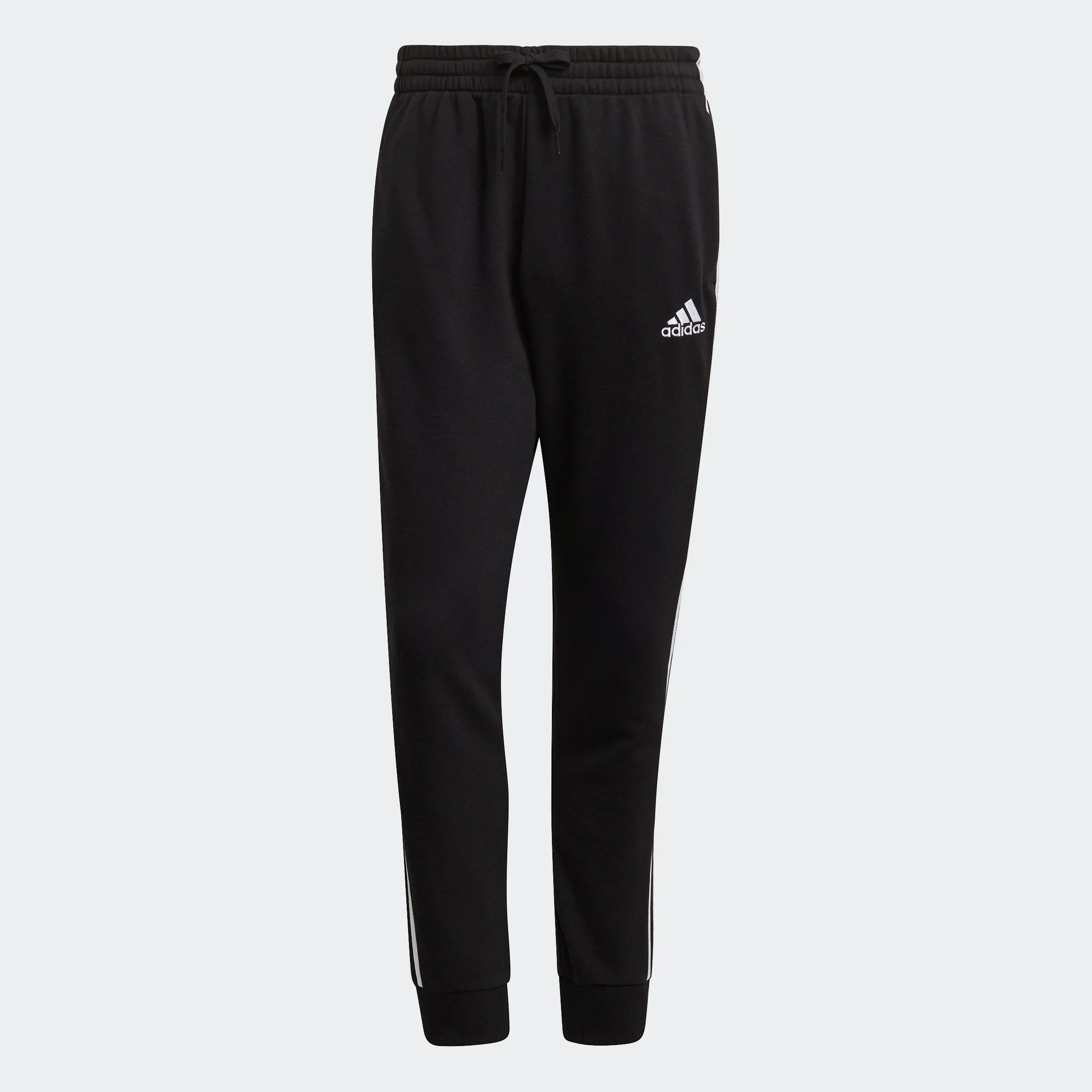 Men's adidas Essentials French Terry Tapered Cuff 3-Stripes Pants