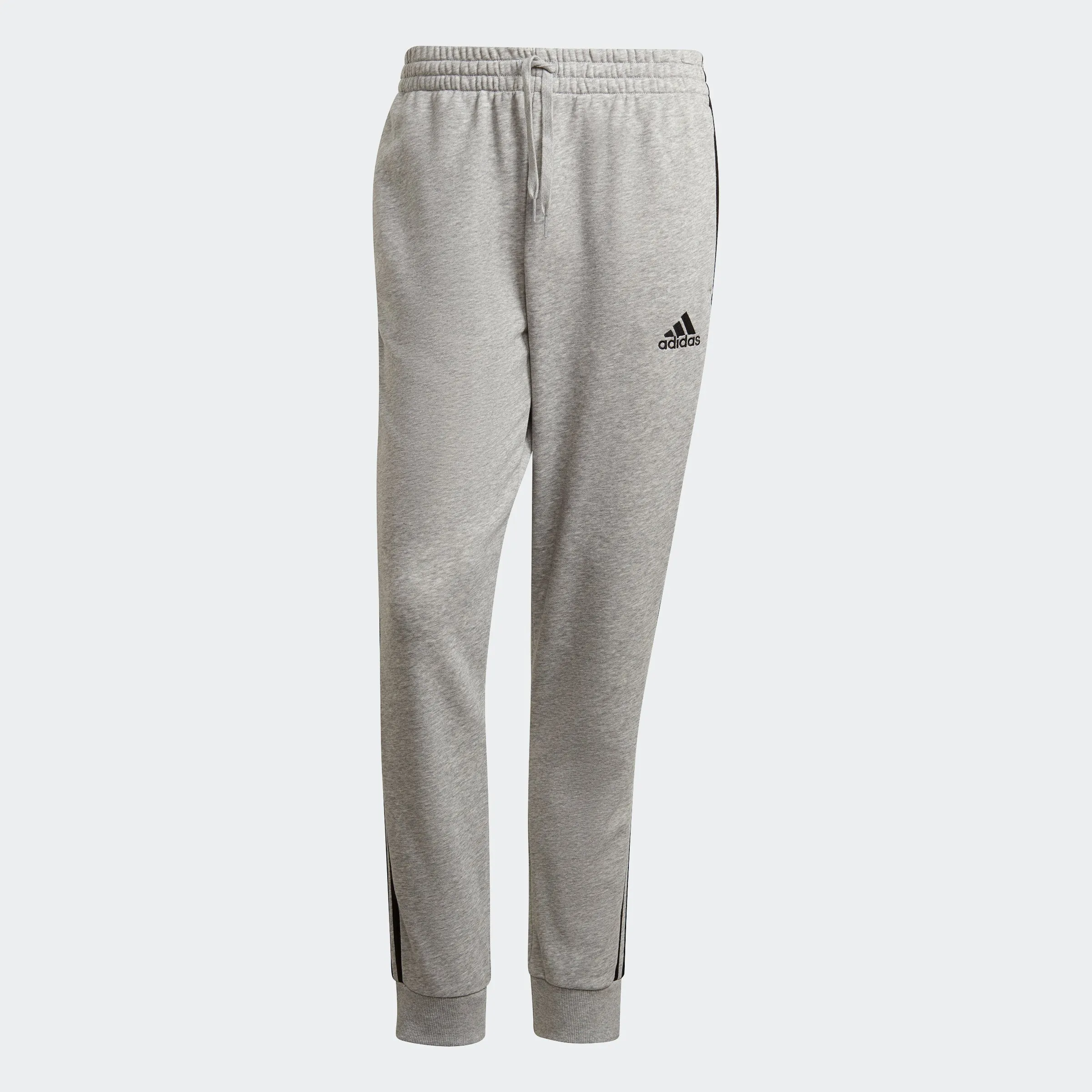 Men's adidas Essentials French Terry Tapered Cuff 3-Stripes Pants