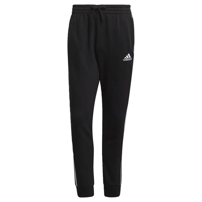Men's adidas Essentials French Terry Tapered Cuff 3-Stripes Pants