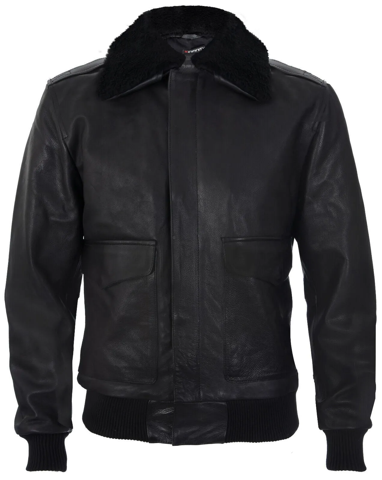 Mens Air Force A2 Cowhide Bomber Jacket-Montreal