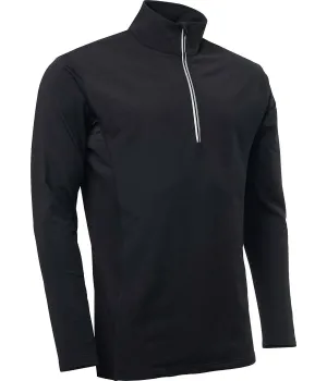 Men’S Ashby Half-Zip Jacket In Black