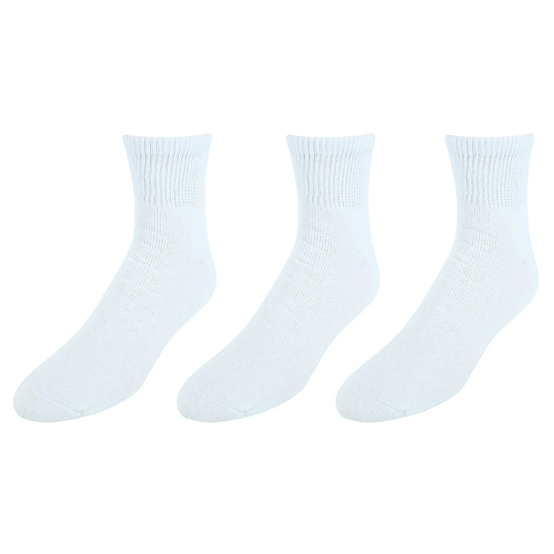 Men's Big and Tall Ankle Socks (3 Pair Pack)