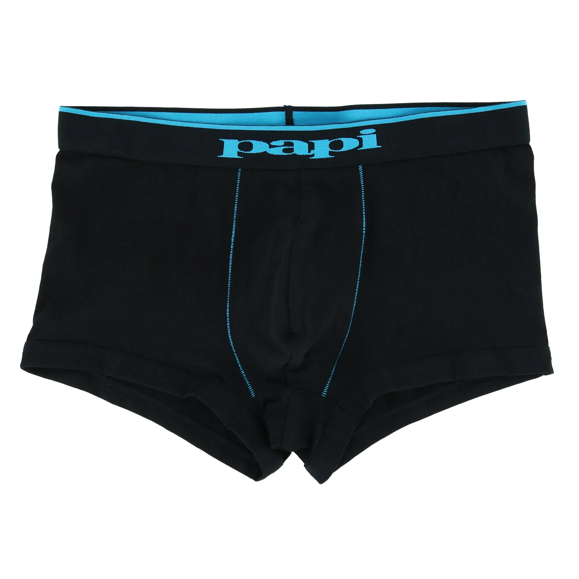 Men's Brazilian Cut Stripe and Solid Underwear Trunks (3 Pack)