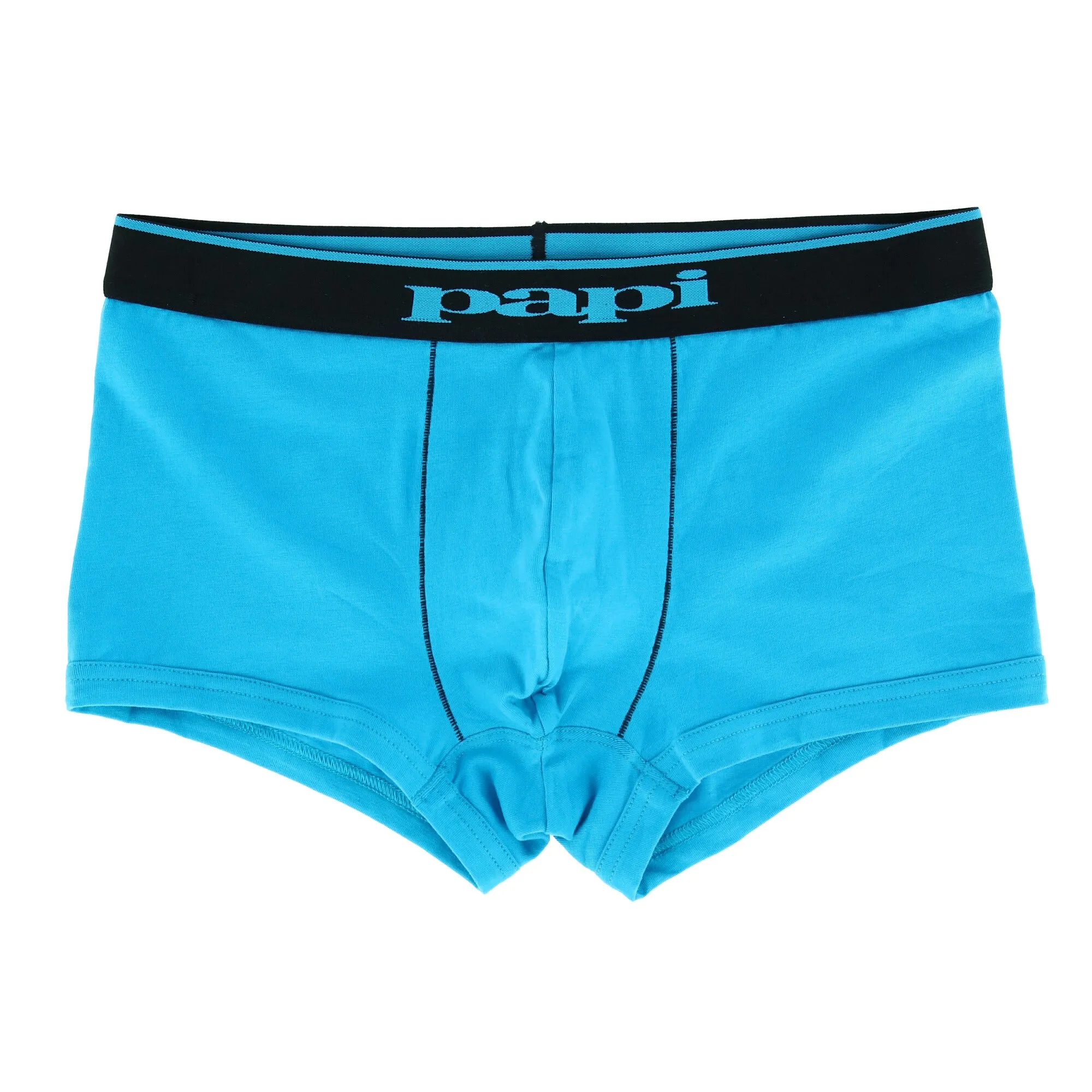 Men's Brazilian Cut Stripe and Solid Underwear Trunks (3 Pack)