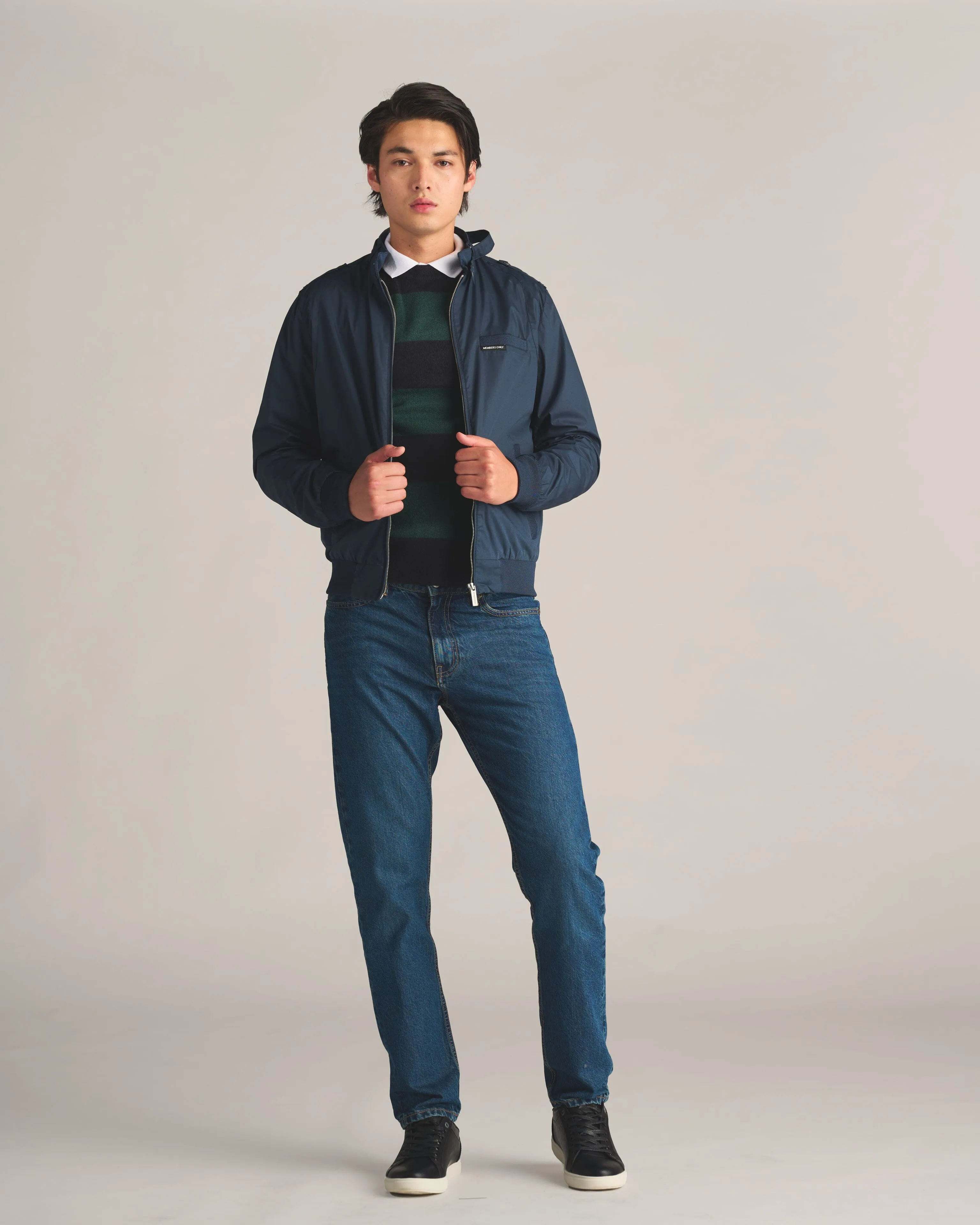 Men's Classic Iconic Racer Jacket (Slim Fit)
