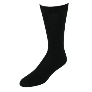 Men's Classic Soft & Comfortable Black Dress Socks (6 Pairs)