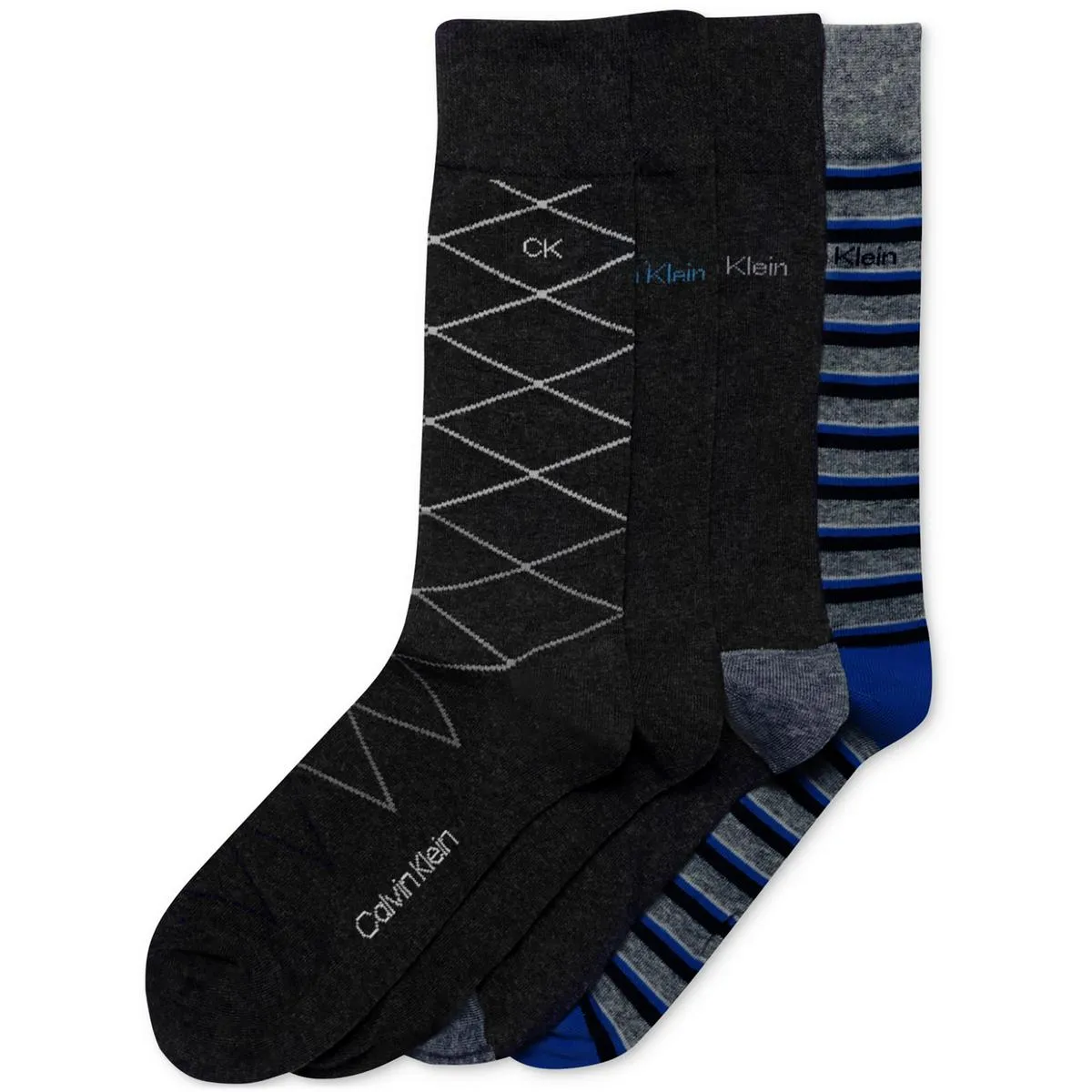 Mens Cotton Blend 4 Pack Crew Socks
