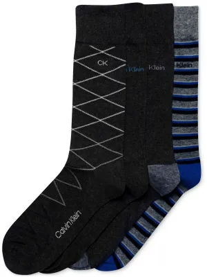 Mens Cotton Blend 4 Pack Crew Socks