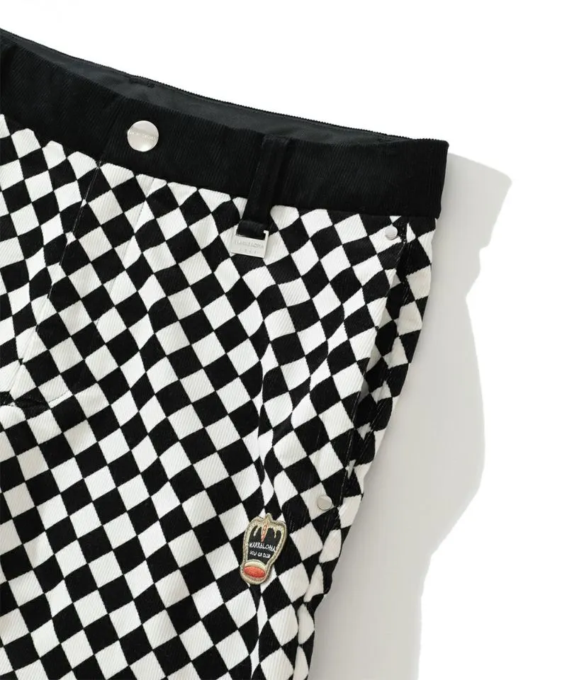 Men's Crown Corduroy Pants WHITE