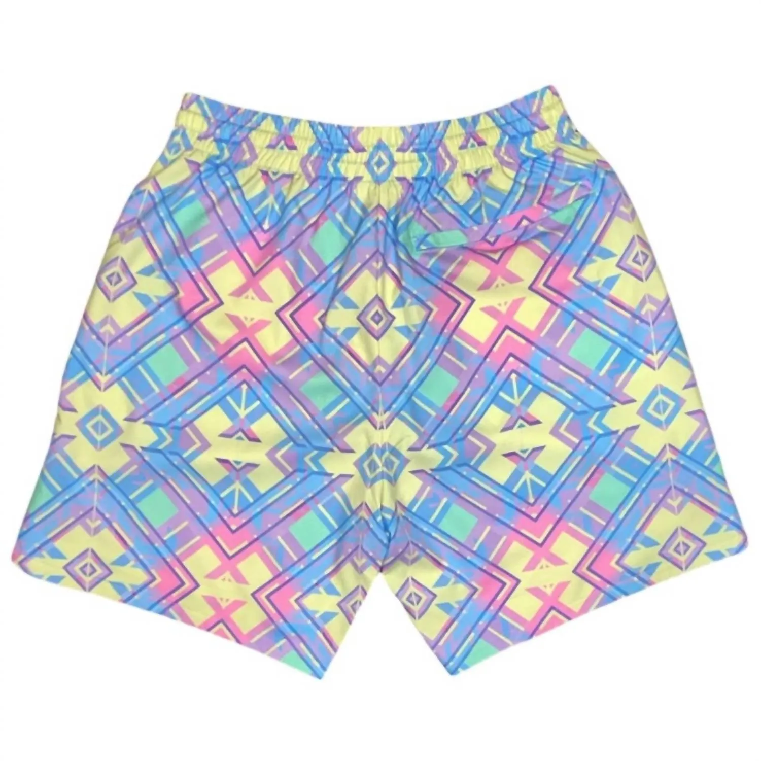 Men's Crystalize Short In Blue Candy Print
