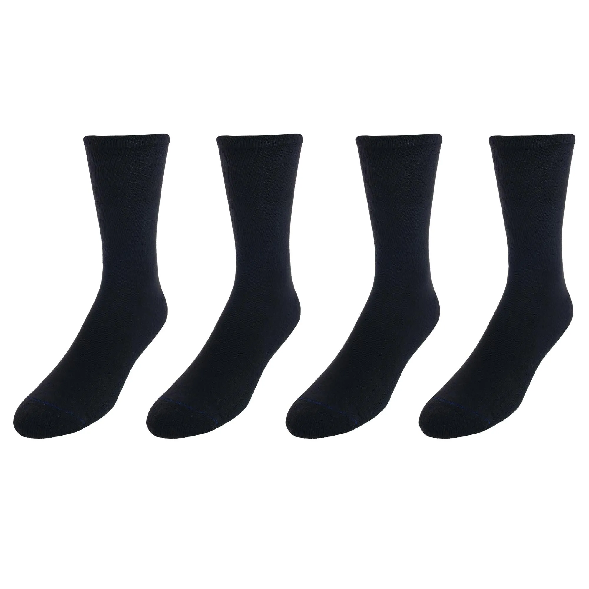 Men's Diabetic & Circulatory Crew Work Socks (4 Pair Pack)